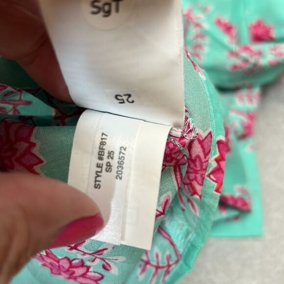 J. Crew Factory BF817 Lightweight cotton floralshirt in signature fit size small - Picture 9 of 9